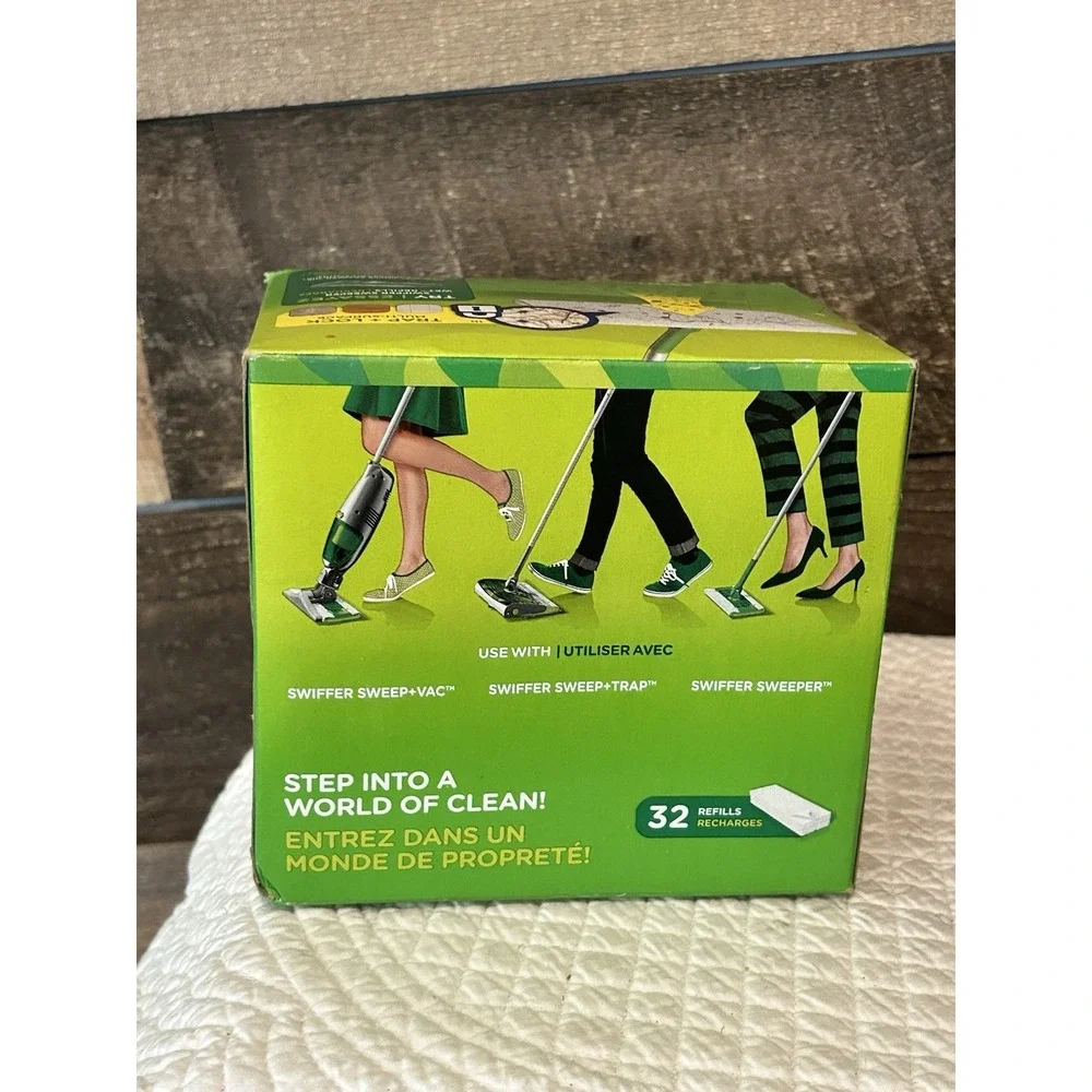 Swiffer Sweeper Dry Sweeping Cloths, Refills, Unscented,‎ 32 ct.